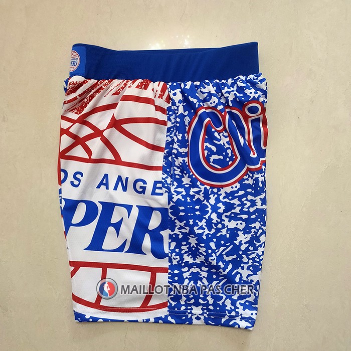 Short Los Angeles Clippers Mitchell & Ness 1984 Bleu